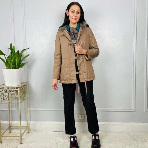 Vintage‎ 70s Tan Coat - Picture 3 of 4